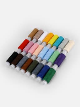 Нитки «Радуга», 40ЛШ, 150 м, набор 24 шт., разноцветные