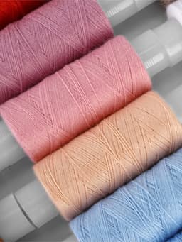 Нитки «Радуга», 40ЛШ, 150 м, набор 24 шт., разноцветные