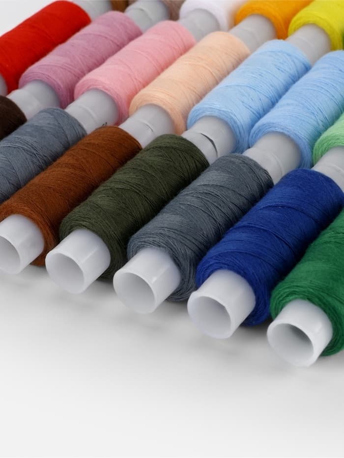 Нитки «Радуга», 40ЛШ, 150 м, набор 24 шт., разноцветные