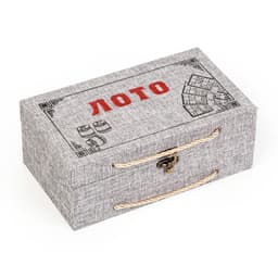 Русское лото настольная игра с фишками «Вояж», 9×24×12.5 см