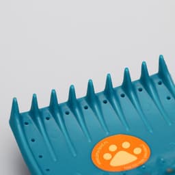 Щётка - пуходёрка большая, основание 68×48 мм, мягкая с каплями, бирюзовая