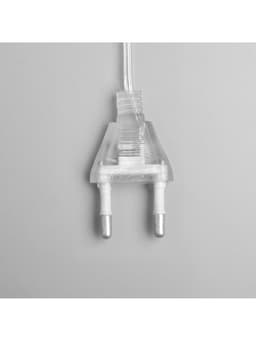 Светодиодная верхушка на ёлку «Звезда белая», 22 см, 30 LED, 220 В, свечение мульти