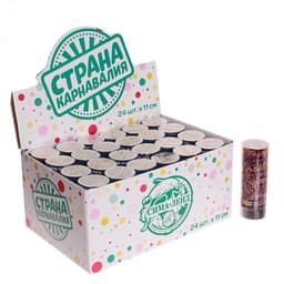 Хлопушка пружинная «С Новым годом», 11 см конфетти, фольга-серпантин