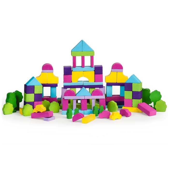 Конструктор деревянный «Краски дня: вечер», 105 деталей