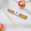 Шпильки для волос «Классика», набор 10 шт., 6 см, золото