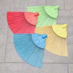 Метла веерная без черенка Доляна, 32×24.5 см, МИКС