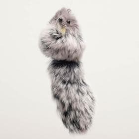 Мышь, 6 см, натуральный мех кролика, цвет МИКС