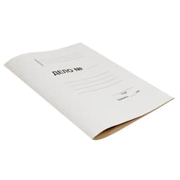 Скоросшиватель картонный, плотность 250 г/м², на 200 листов, евро