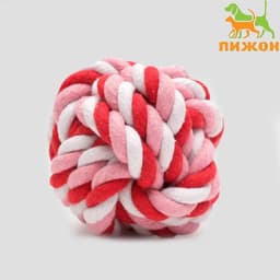 Мячик из каната, 6 см, цвет МИКС