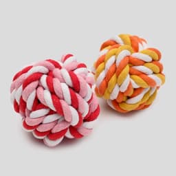 Мячик из каната, 6 см, цвет МИКС