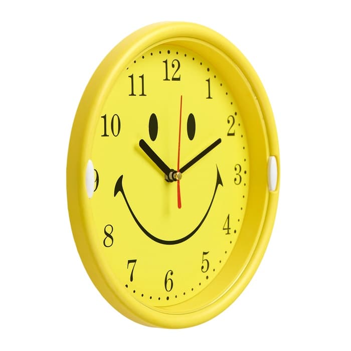 Детские настенные часы «Смайл», дискретный ход, d=20 см