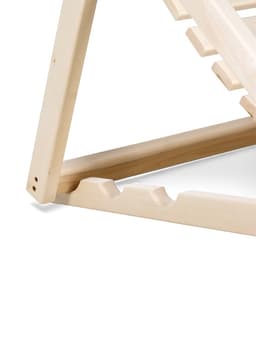 Шезлонг складной, 118×75×60 см, деревянный, «Добропаровъ»