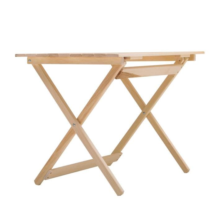 Стол для бани и дачи, 100×60×75 см, складной, деревянный, «Добропаровъ»