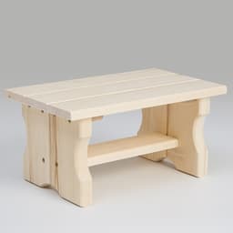 Лавка деревянная, 36×23×17 см, липа,«Добропаровъ»