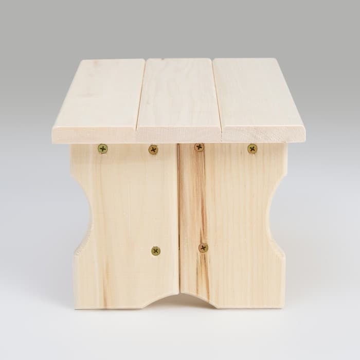 Лавка деревянная, 36×23×17 см, липа,«Добропаровъ»