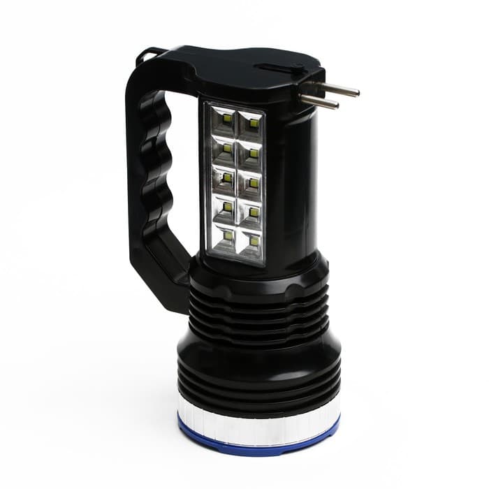 Фонарь аккумуляторный ручной, 1200 мАч, 11 LED, 2 режима, 17×9.5×7.3 см
