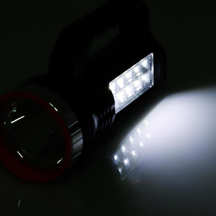 Фонарь аккумуляторный ручной, 1200 мАч, 11 LED, 2 режима, 17×9.5×7.3 см