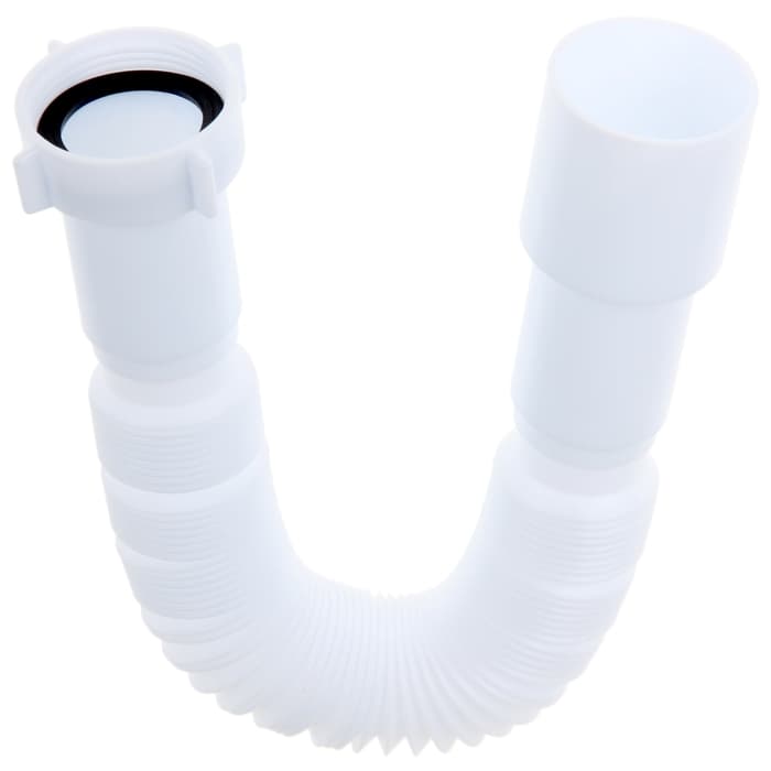 Гофросифон «АНИ Пласт» K106, 1 1/2" × 40/50 мм, без выпуска, L= 366-776 мм