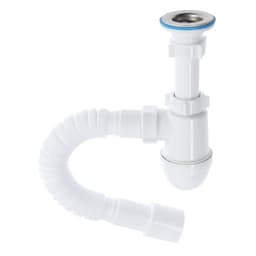 Сифон для раковины «АНИ Пласт» C1015, 1 1/4" × 40 мм с гибкой трубой 40×40/50 мм