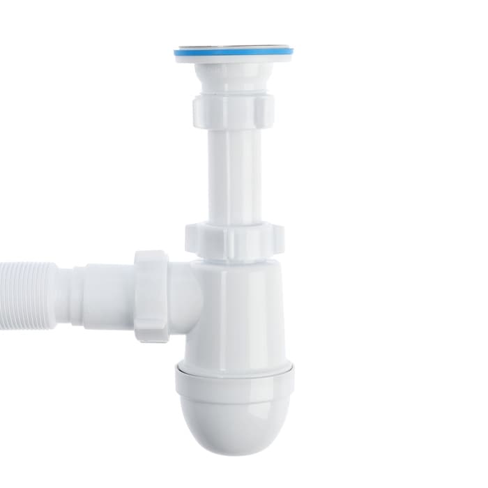 Сифон для раковины «АНИ Пласт» C1015, 1 1/4" × 40 мм с гибкой трубой 40×40/50 мм