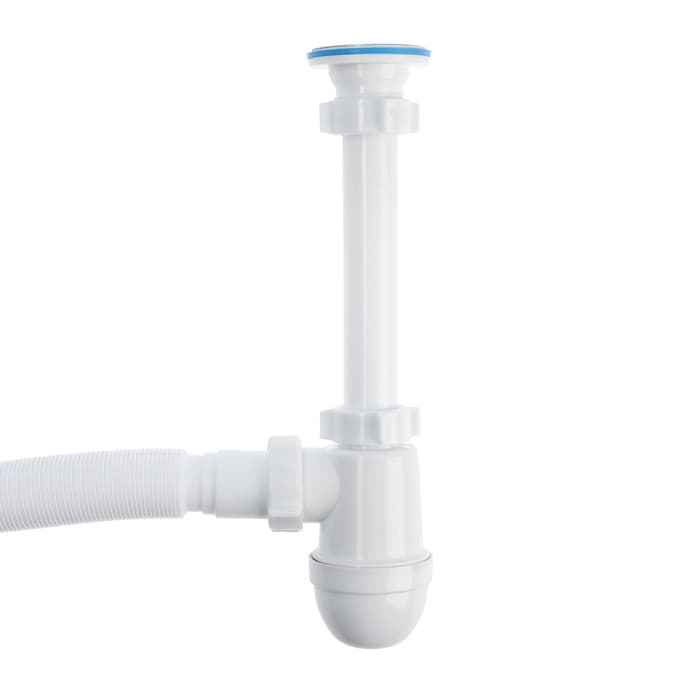 Сифон для раковины «АНИ Пласт» C1015, 1 1/4" × 40 мм с гибкой трубой 40×40/50 мм