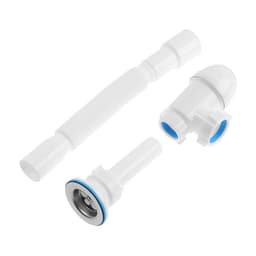 Сифон для мойки «АНИ Пласт» C0115, 1 1/2" × 40 мм, нерж решетка d=70 мм, с гофрой 40×40/50 мм