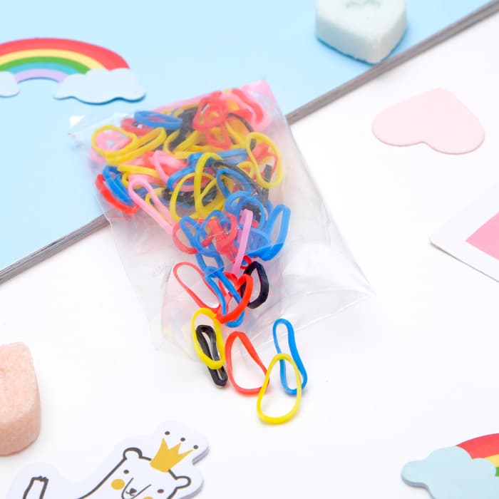 Резинки для афрокосичек, набор 80 шт., ±5 шт.