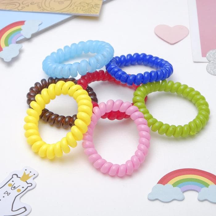 Резинка для волос «Пружинка», 5 см, МИКС