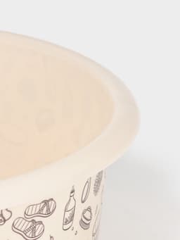 Таз хозяйственный «Русская банька», круглый, пластик, 15 л, бежевый