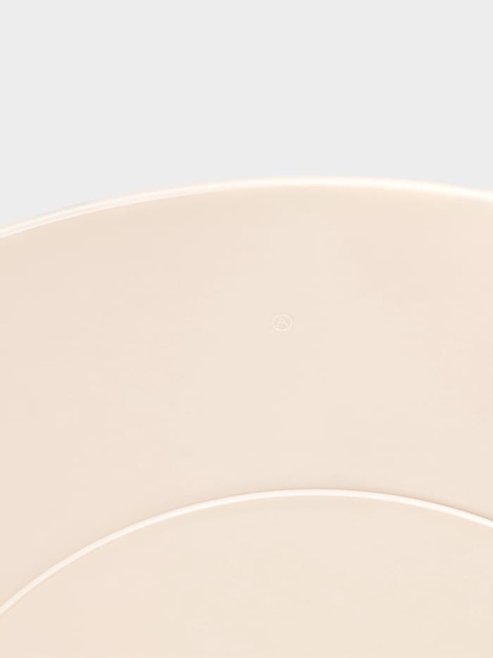 Таз хозяйственный «Русская банька», круглый, пластик, 15 л, бежевый