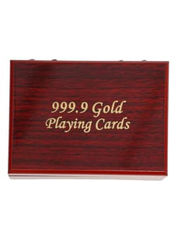 Карты игральные пластиковые «100 долларов», 54 шт., 30 мкм, 8.5×4.5 см, в шкатулке