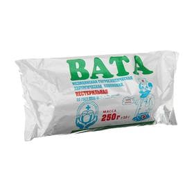 Вата хирургическая нестерильная ГОСТ 5556-81 250 г