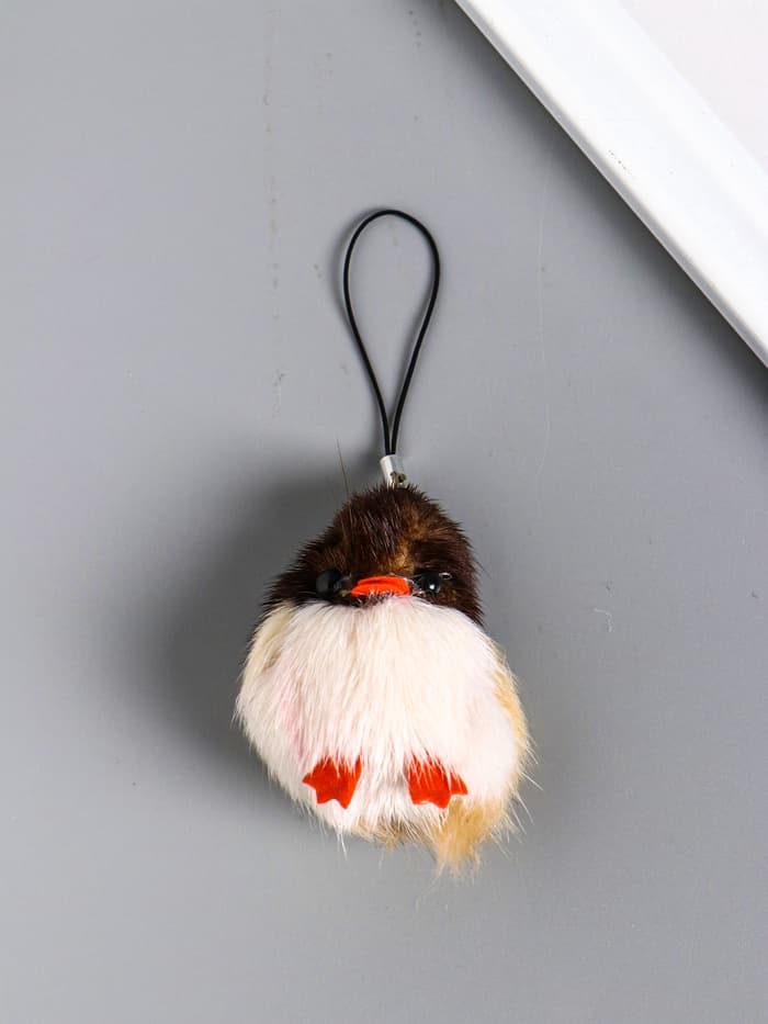 Брелок для ключей на подвеске «Пушистик. Утёнок», 4×4×6 см, МИКС