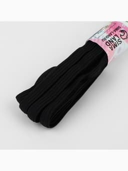 Резинки бельевые, 6 мм, 5.5±0.5 м, 4 шт., чёрные