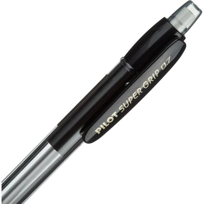 Карандаш механический Pilot. Super Grip, толщина грифеля 0.7 мм, НВ, резиновый упор