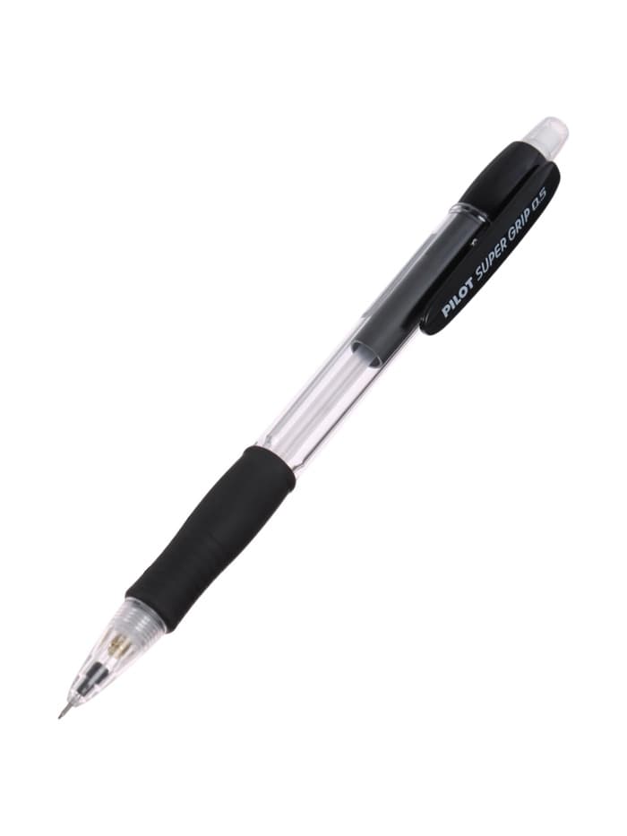 Карандаш механический Pilot. Super Grip, толщина грифеля 0.5 мм, НВ, резиновый упор