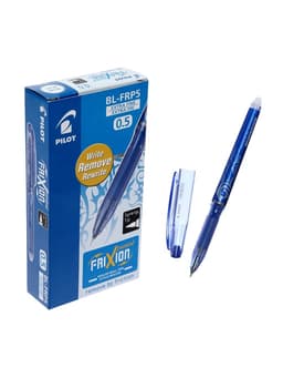 Стираемая ручка Pilot. Frixion, гелевая, синий стержень BL-FRP5 (L), узел 0.5 мм