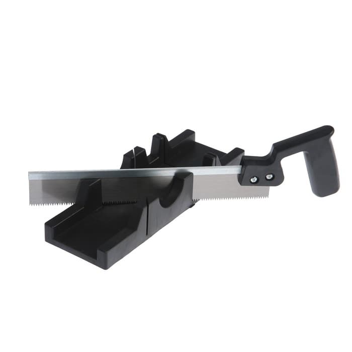 Стусло ТУНДРА, 300×65 мм, два угла работы 45 и 90°, пила 300 мм, 7-8 TPI