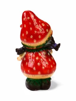 Садовая фигура из гипса «Девочка - клубничка», 11×15×31 см