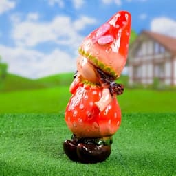 Садовая фигура из гипса «Девочка - клубничка», 11×15×31 см