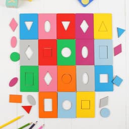 Досочки Сегена, крашеные, 18 шт., размер досочки: 7×9.5 см