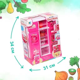 Бытовая техника «Холодильник двухдверный», 20 аксессуаров, свет, звук