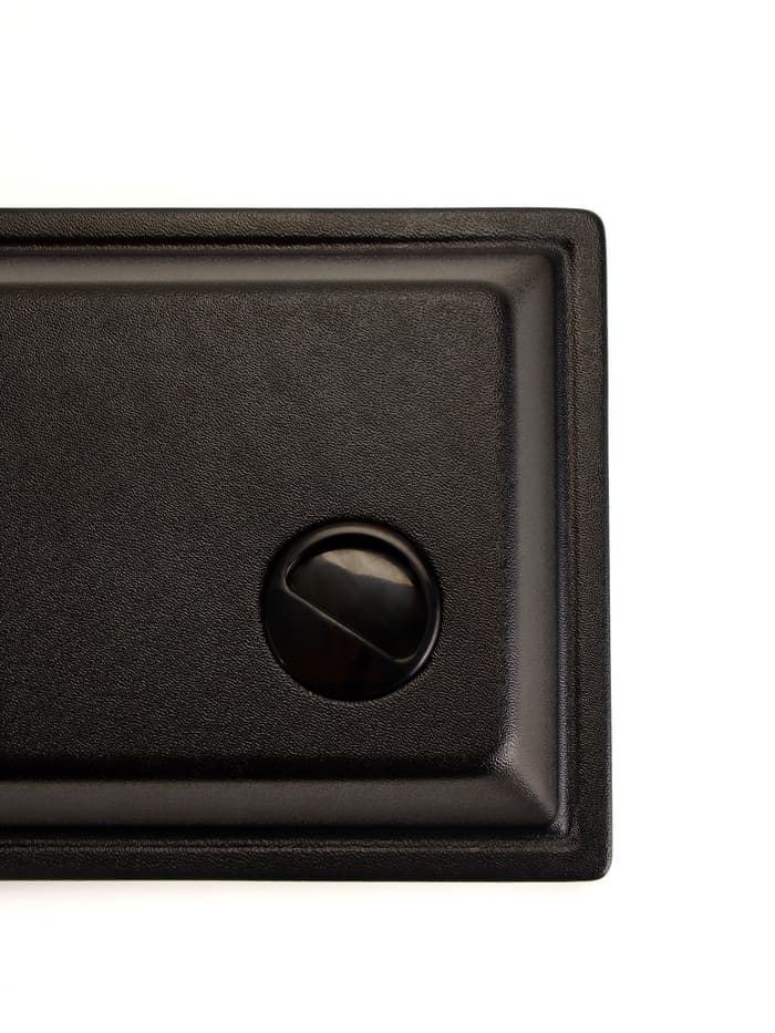 Аквариум «Прямоугольный» с крышкой, 25 л, 38×21×31/36 см, чёрный