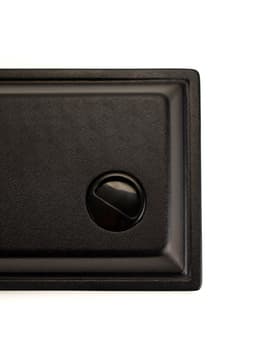 Аквариум «Прямоугольный» с крышкой, 25 л, 38×21×31/36 см, чёрный