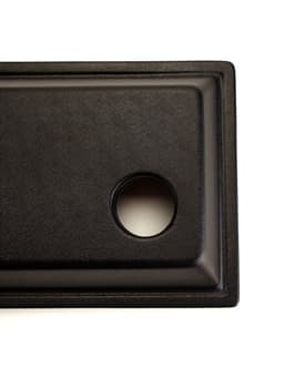 Аквариум «Прямоугольный» с крышкой, 25 л, 38×21×31/36 см, чёрный