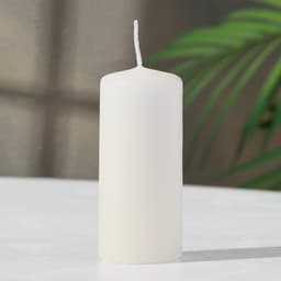 Свеча - цилиндр, 4×9 см, 11 ч, 90 г, слоновая кость