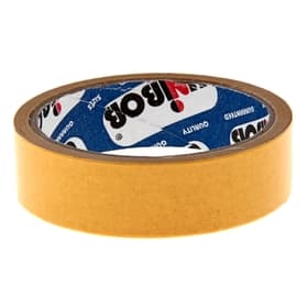 Клейкая лента UNIBOB, двусторонняя, белая основа, 25 мм × 10 м