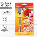 Ложка чайная с гравировкой «Любимая мама», 3×14 см