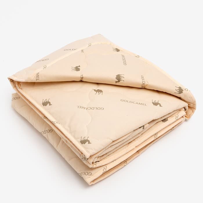 Одеяло 1.5 сп. «Этель. Верблюжья шерсть» 140×205 см, тик, 300 г/м²