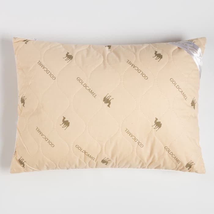 Подушка «Этель», подстёжка — верблюжья шерсть, 50×70 см, тик